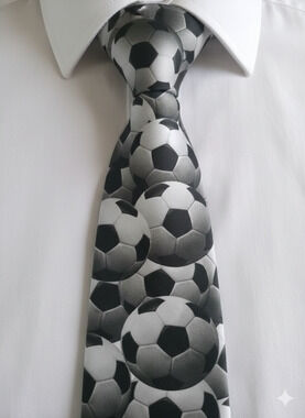 Ralph Marlin "Just Balls" soccer ball tie - 57"